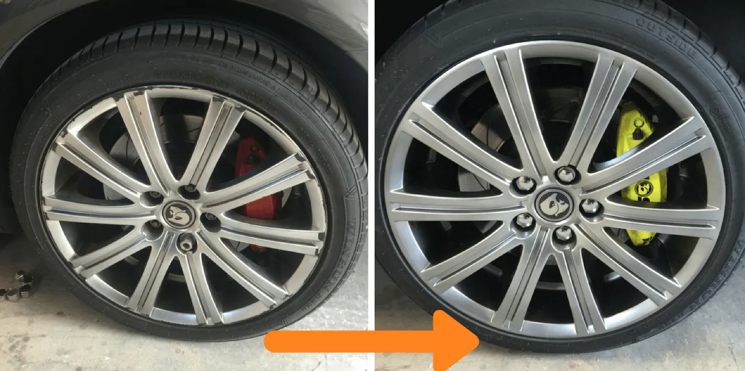 Car Wheel Rim Repair & Paint - 1 Rim AED129, 4 Rims AED379