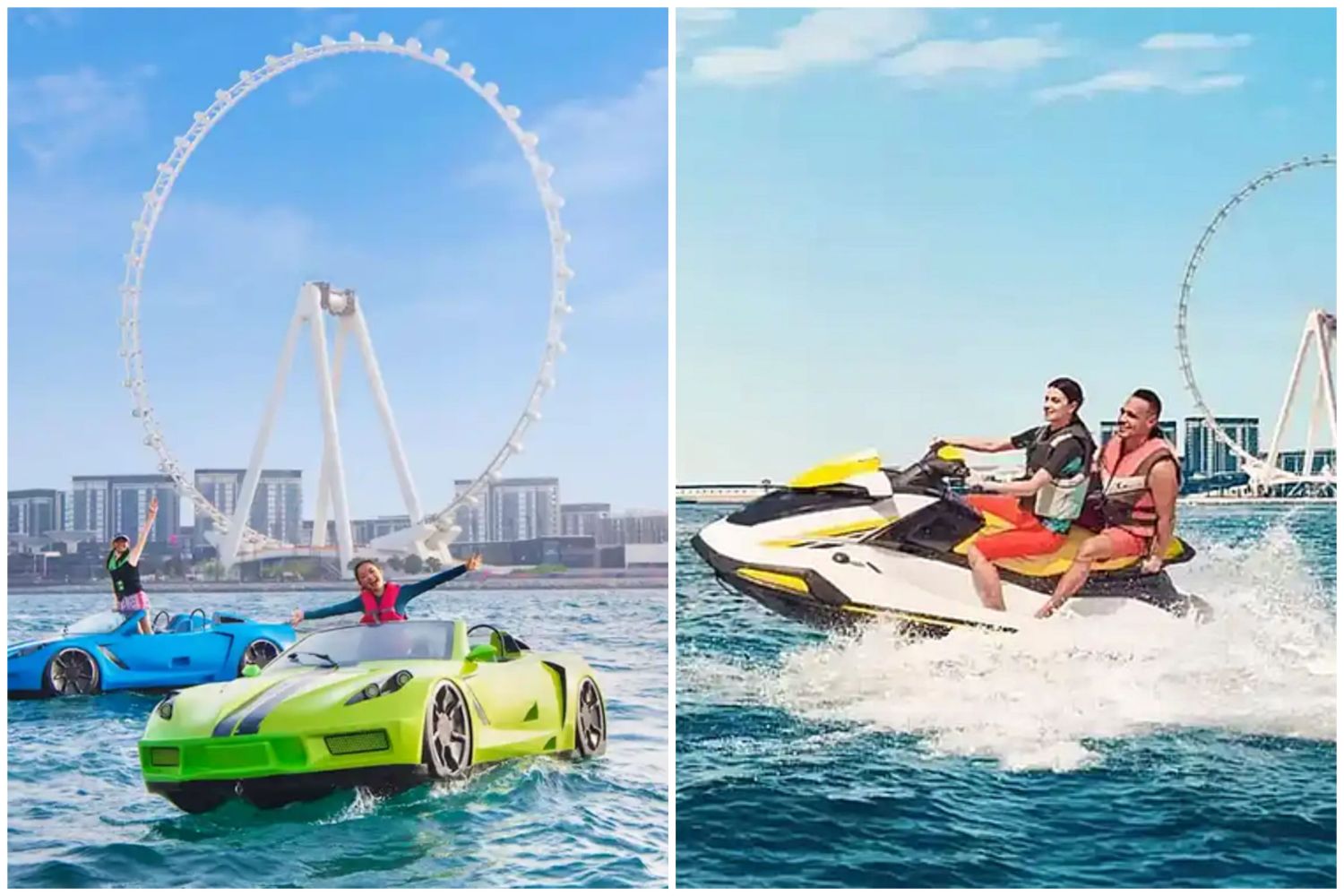 Jet Ski & Water Splash Jet Car Adventures - Dubai Harbour