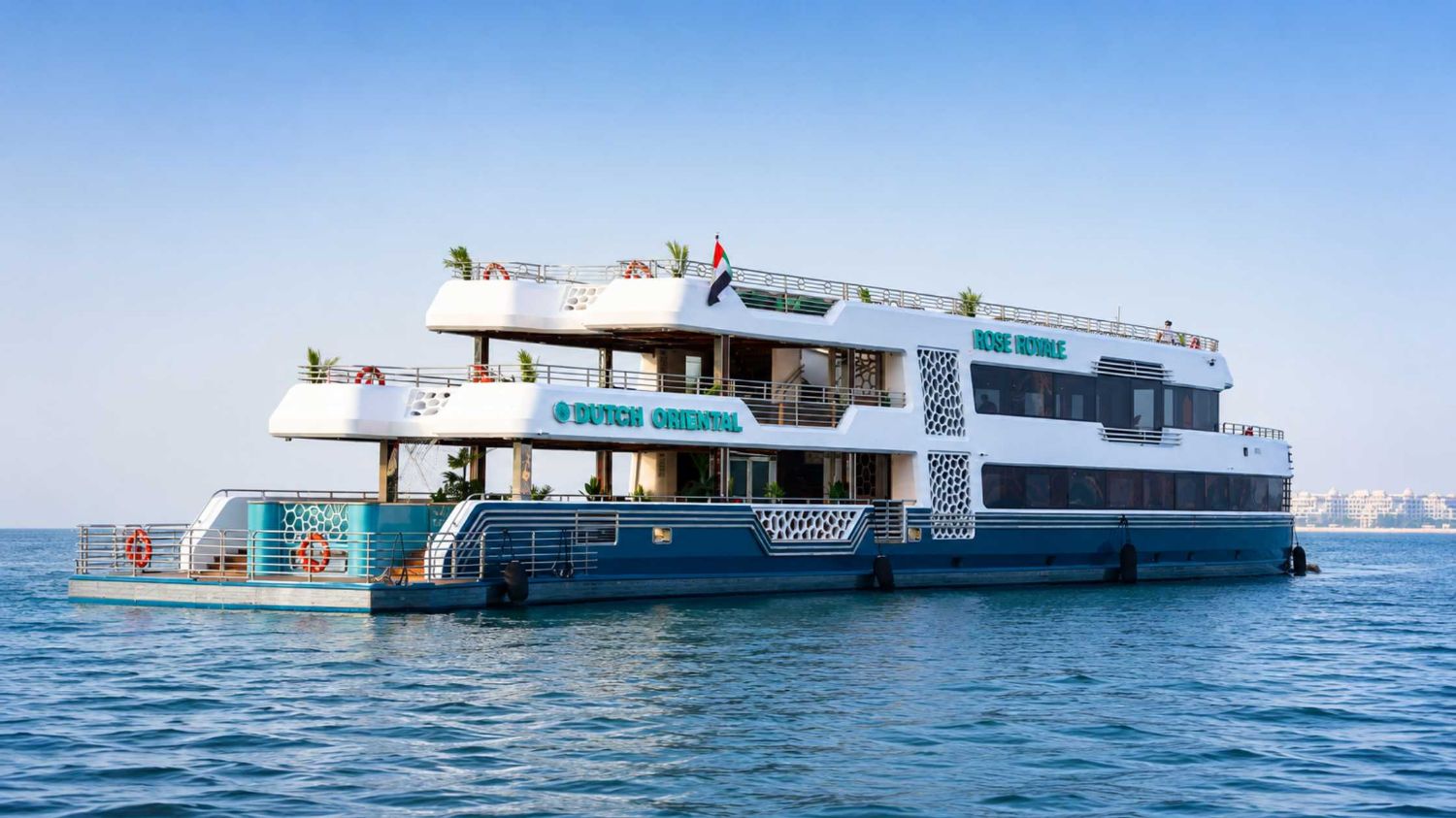 Rose Royale Dinner Cruise Yas Marina - Largest Mega Yacht in Abu Dhabi